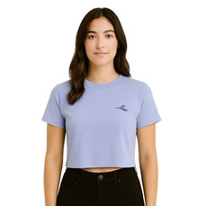 Camiseta Cropped Diadora Small Logo Uno Feminina