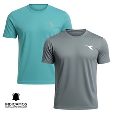Kit 2 Camisetas Diadora Small Logo Masculina