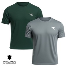Kit 2 Camisetas Diadora Small Logo Masculina