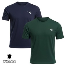 Kit 2 Camisetas Diadora Small Logo Masculina