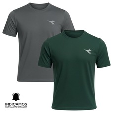 Kit 2 Camisetas Diadora Small Logo Masculina