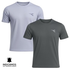 Kit 2 Camisetas Diadora Small Logo Masculina