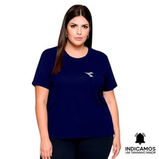 Camiseta Diadora Small Logo Plus Size Feminina