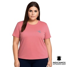 Camiseta Diadora Small Logo Plus Size Feminina