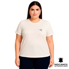 Camiseta Diadora Small Logo Plus Size Feminina