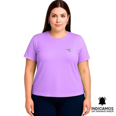 Camiseta Diadora Small Logo Plus Size Feminina