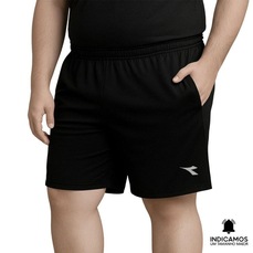 Short Diadora Small Logo Sidney II Plus Size Masculino