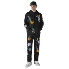 Blusão de Moletom New Era Canguru Fechado New York Yankees MLB Masculino