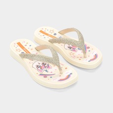 Chinelo Grendene 27467 Ipanema Fluffy Shine Infantil