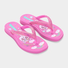 Chinelo Grendene 27467 Ipanema Fluffy Shine Infantil