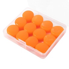 Protetor de Ouvido Gold Sports Moldável em Silicone Ultra Soft com 12 Unidades