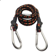 Elástico para Bagageiro DK com Mosquetão Metálico 1,20m Corda Elástica Reforçada para Carga