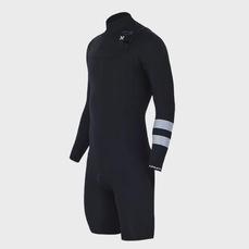 Short John Hurley Advantage 2/2mm Manga Longa Chest Zip Masculino