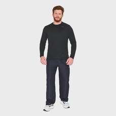 Camiseta ML Mizuno Two Loops 8 Tee Masculino