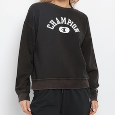 Blusão de Moletom Champion Relaxed Fleece Dye Crew Feminino