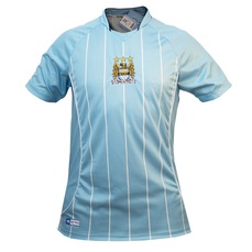 Camiseta Manchester City Retrô 2008 Símbolo Bordado RetrôMania Masculina