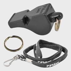 Apito Poker Profissional Sabiá C/ Cordão E Mosquetão Preto