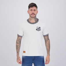 Camisa Do Santos Retrô Vintage - FutFanatics - Masculina