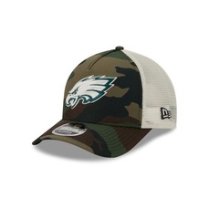 Boné New Era 9Forty M-Crown A-Frame Philadelphia Eagles NFL Salute Service 2025 Militar Masculino