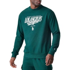 Blusão de Moletom New Era Los Angeles Dodgers Importado Fleece Top Masculino