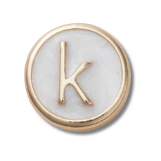 Jibbitz Crocs Letra K Pequena Perolizada