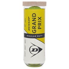 Bola de Tênis Dunlop Grand Prix Regular Duty Saibro - Tubo com 3 Unidades