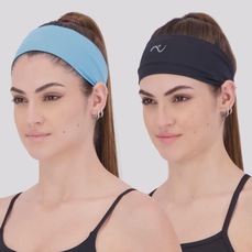 Kit 2 Heandbands Snugg Running Unissex