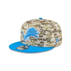 Boné New Era 9Fifty Detroit Lions NFL Salute Service 2025 Masculino