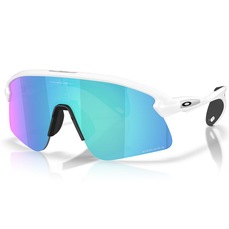 Óculos de Sol Unissex Oakley Stunt Devil S Matte White Prizm Sapphir