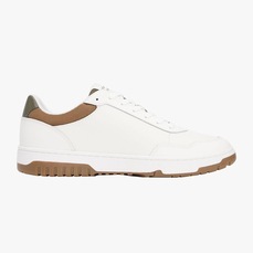 Tênis Masculino Tommy Hilfiger TH Basket Core LTH Ecru Arm Green