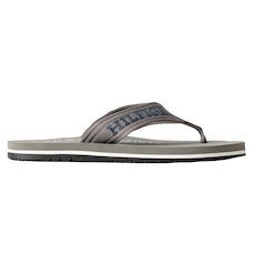 Chinelo Tommy Hilfiger Monotype Beach Sandal Dark Ash Masculino