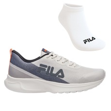 Kit Tênis Masculino Fila Vector + 1 Par de Meia