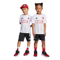 Conjunto de Camiseta adidas Homem-Aranha Marvel Infantil