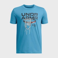 Camiseta de Basquete Under Armour Hoops Net Infantil