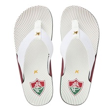 Chinelo Kenner Nk6 Ampass Fluminense Masculino Branco