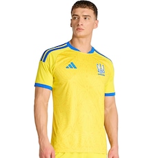 Camiseta Ucrânia I 26/27 Torcedor adidas Masculina