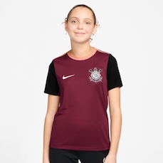 Camiseta Corinthians Nike 2026 Treino Infantil