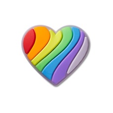 Jibbitz™ Coração Arco-Íris Orgulho
