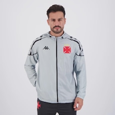 Jaqueta do Vasco Kappa Corta Vento Aquecimento 2025 Comissão - Masculina