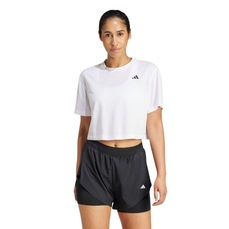 Camiseta Cropped Boxy Essentials adidas Feminina