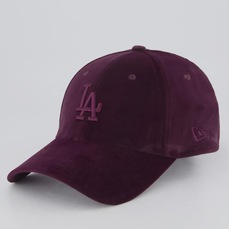 Boné Aba Curva New Era MLB Los Angeles Dodgers Velour 940 Unissex