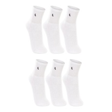 Meia Cano Médio Lupo 6 Pares Unissex