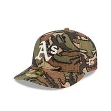 Boné New Era 59Fifty Oakland Athletics MLB Militar Masculino