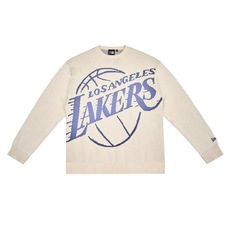 Blusão de Moletom New Era Careca Los Angeles Lakers NBA Unissex