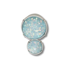 Jibbitz Crocs Meta Dupla Jóia Opalescente