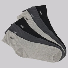 Kit Meia Lupo Cano Médio 6 Pares Unissex