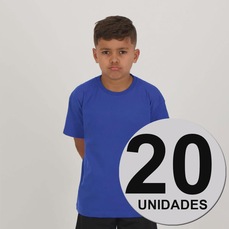 Kit 20 Camisetas Dras Basica Infantil