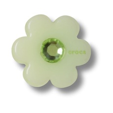 Jibbitz Crocs Flor Verde com Pedra