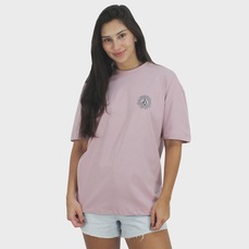 Camiseta Volcom Stones Throw Pink Feminina