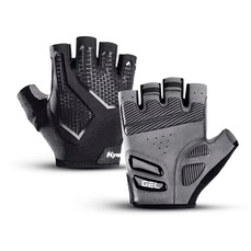 Luva Ciclismo Gold Sports Competition Gel Meio Dedos - Anti Slip Com Silicone e Respirável